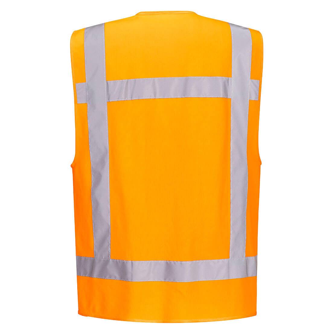 Portwest® RWS Warnschutz Exekutiv- Weste R476 Mit Ausweistasche Orange_M