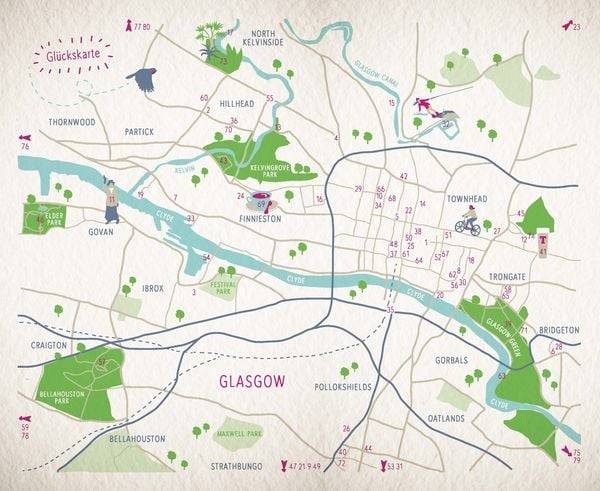 Glücksorte in Glasgow