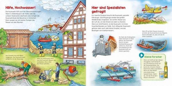 BOOKii® WAS IST WAS Kindergarten Komm mit zur Feuerwehr!