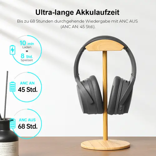Edifier WH700NB Over-Ear-Kopfhörer mit aktiver Geräuschunterdrückung, Bluetooth 5.3, Headset für Anrufe/Musik/Gaming,68 Stunden Akkulaufzeit-Grau Edifier WH700NB Over-Ear-Kopfhörer mit aktiver Geräuschunterdrückung, Bluetooth 5.3, Headset für Anrufe/Musik/Gaming,68 Stunden Akkulaufzeit-Grau