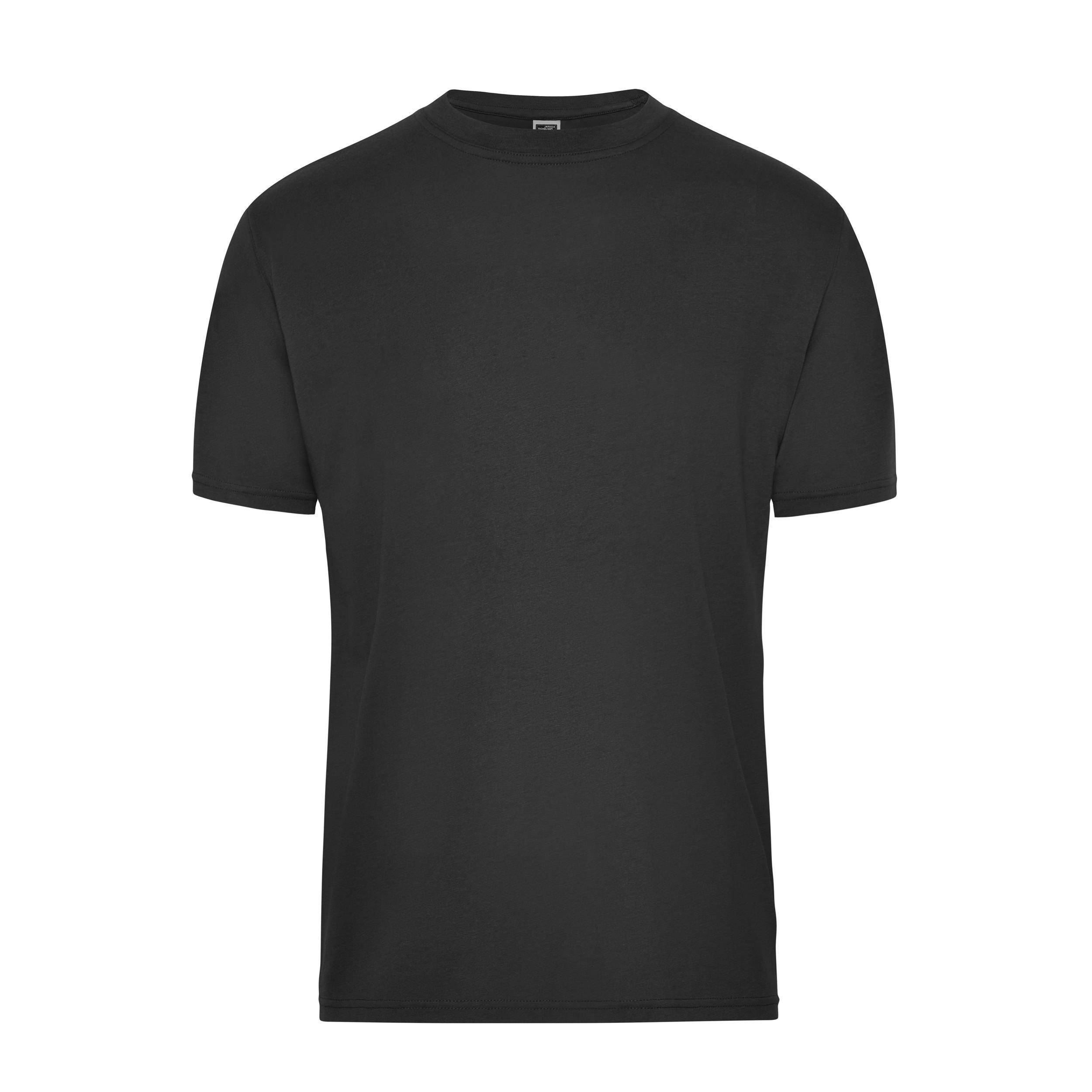 James & Nicholson® Men's BIO Workwear Premium T-Shirt JN1808 VPE=5 Stück black_L