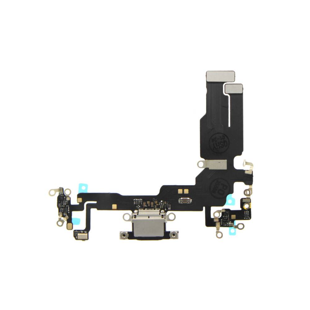 Ladebuchse für iPhone 15 Schwarz Dock Connector Flex Ersatz