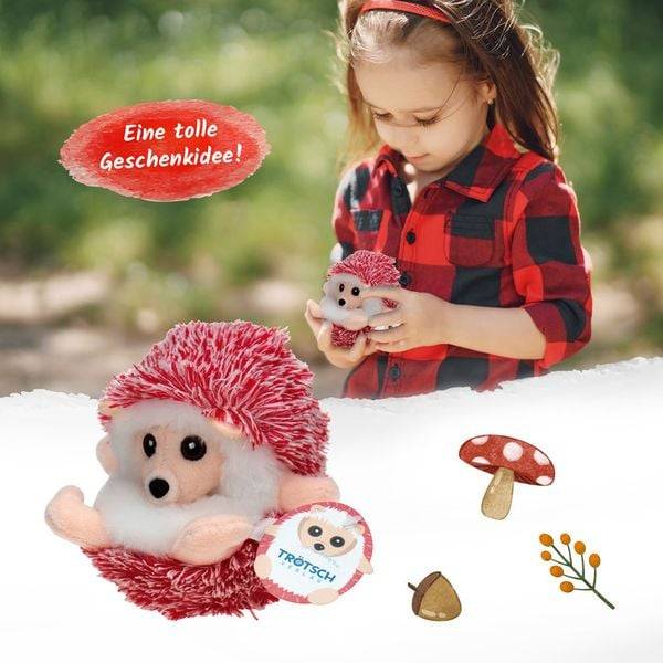 Trötsch Plüschigel rot
