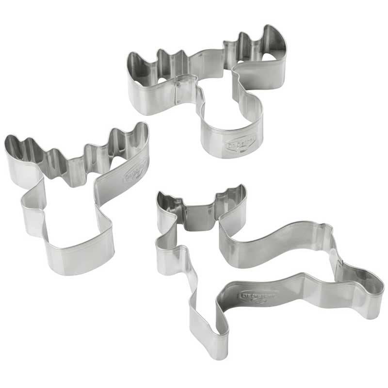 Dr. Oetker Ausstecher "Hirsch & Elch", 3-tlg.