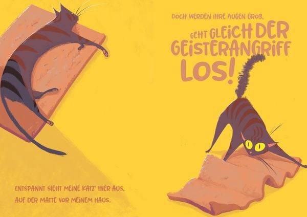 Katzen können Geister sehen