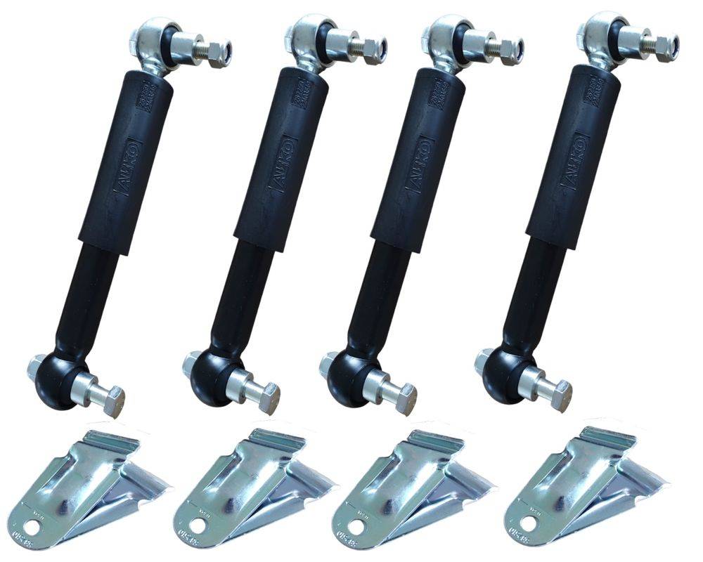 SET ALKO Achsstoßdämpfer Universal COMPACT bis 3000 kg Achslast AL-KO Nr. 282259