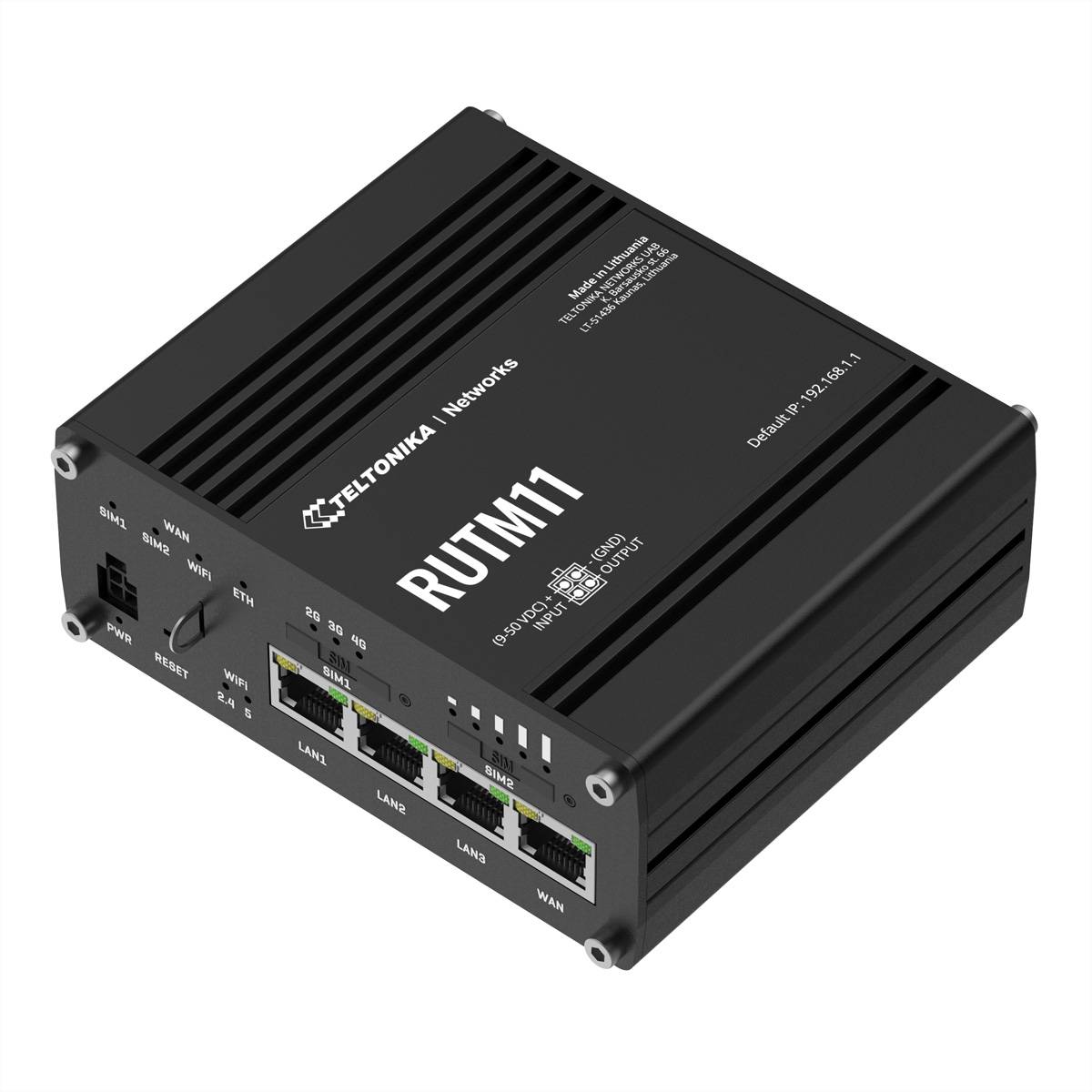 Teltonika RUTM11 - Wireless Router - WWAN 4-Port-Switch