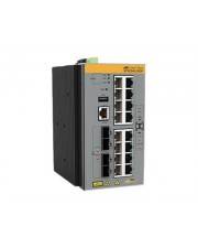 Allied Telesis AT IE340-20GP Switch L3 managed 8 x 10/100/1000 PoE+ + 8 x PoE + 4 x Gigabit SFP an DIN-Schiene montierbar wandmontierbar 240