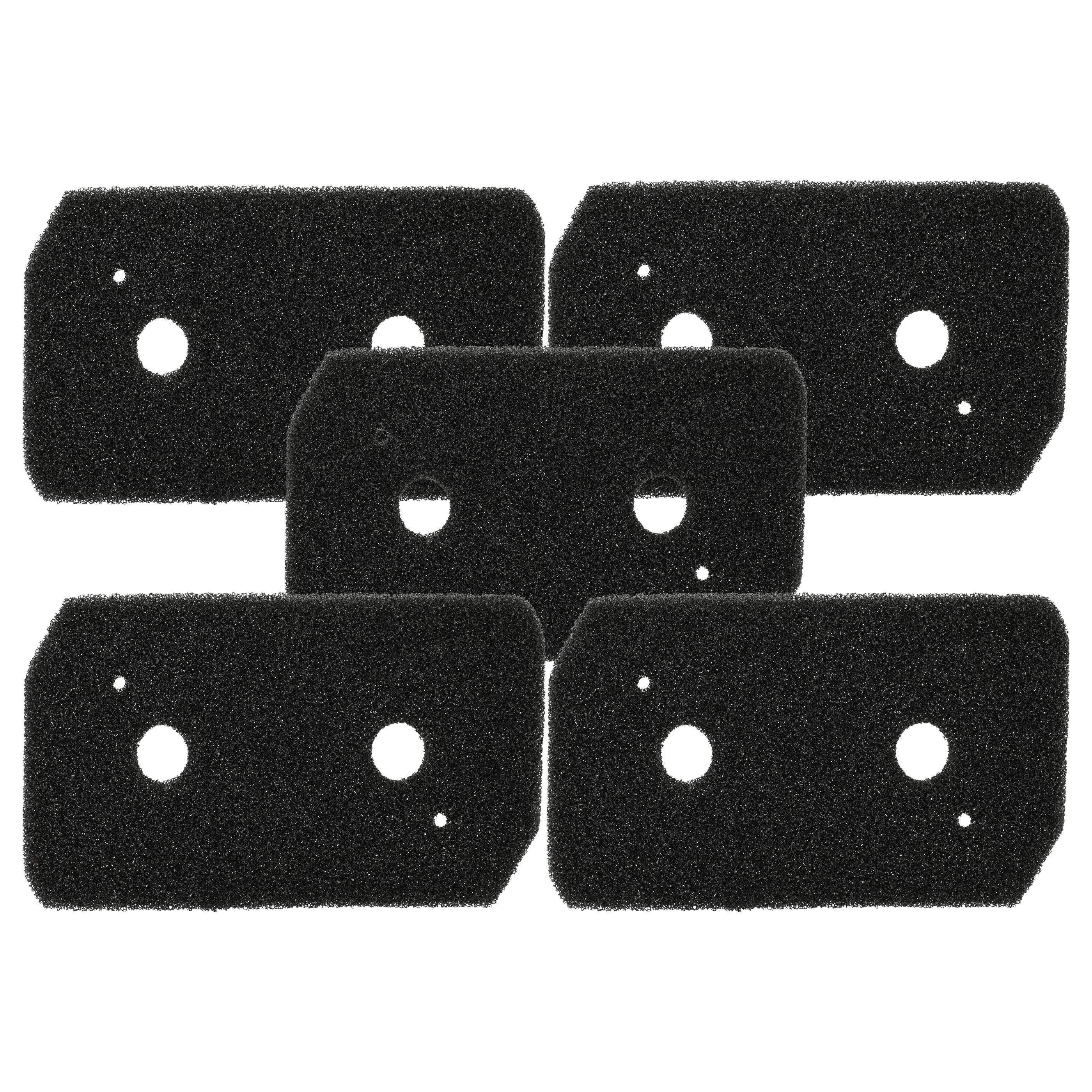 vhbw 5x Schaumfilter kompatibel mit Bosch WTH85201BY/03, WTH85201BY/01, WTH85201BY/04, WTH85200PL/04, WTH85200PL/03, WTH85200PL/01 Wäschetrockner