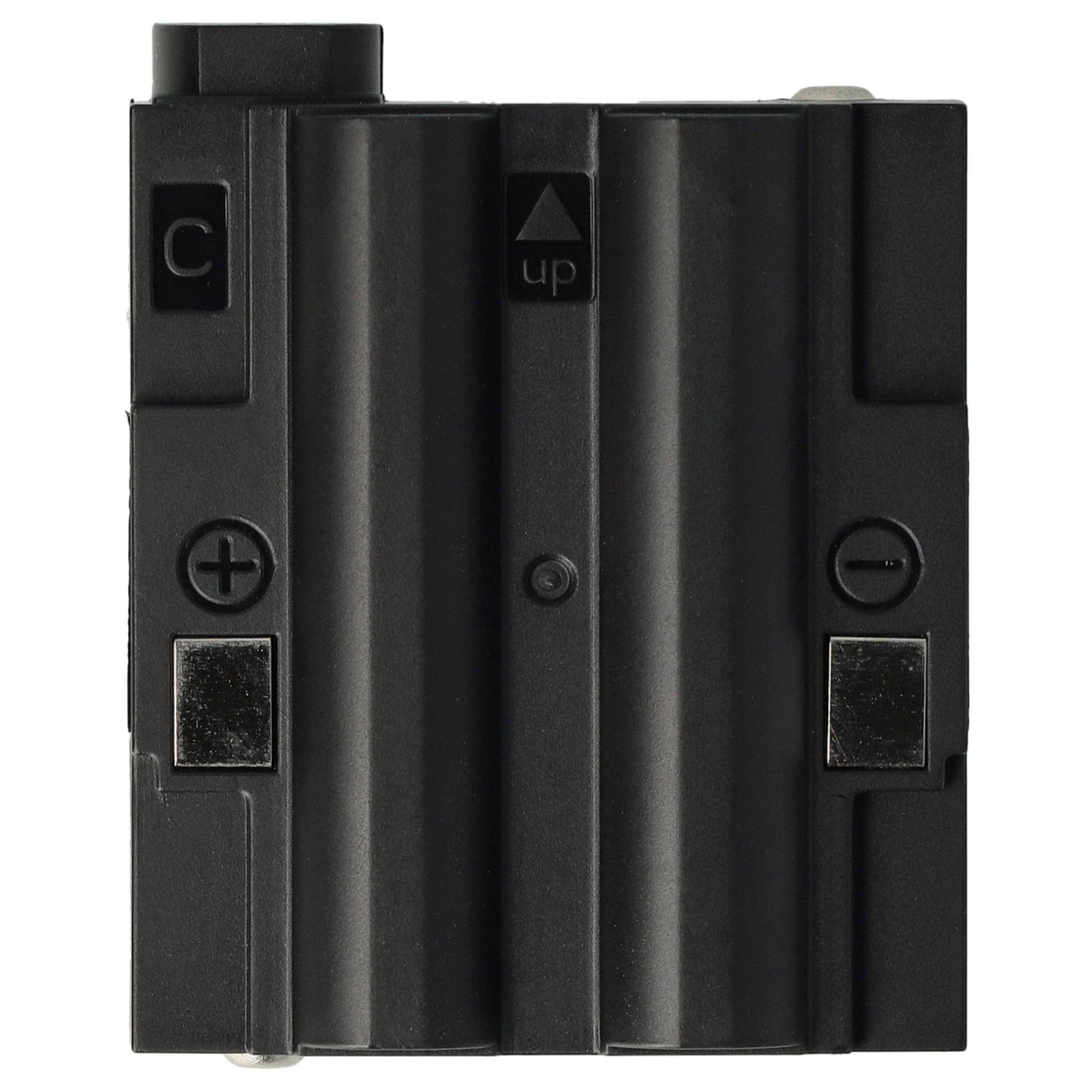 vhbw 2x Akku kompatibel mit Alan Midland LXT-435, LXT-410, LXT-350, LXT-310, LXT-210, LXT-305, LXT-303 Funkgerät, Walkie Talkie (700 mAh, 6 V, NiMH)