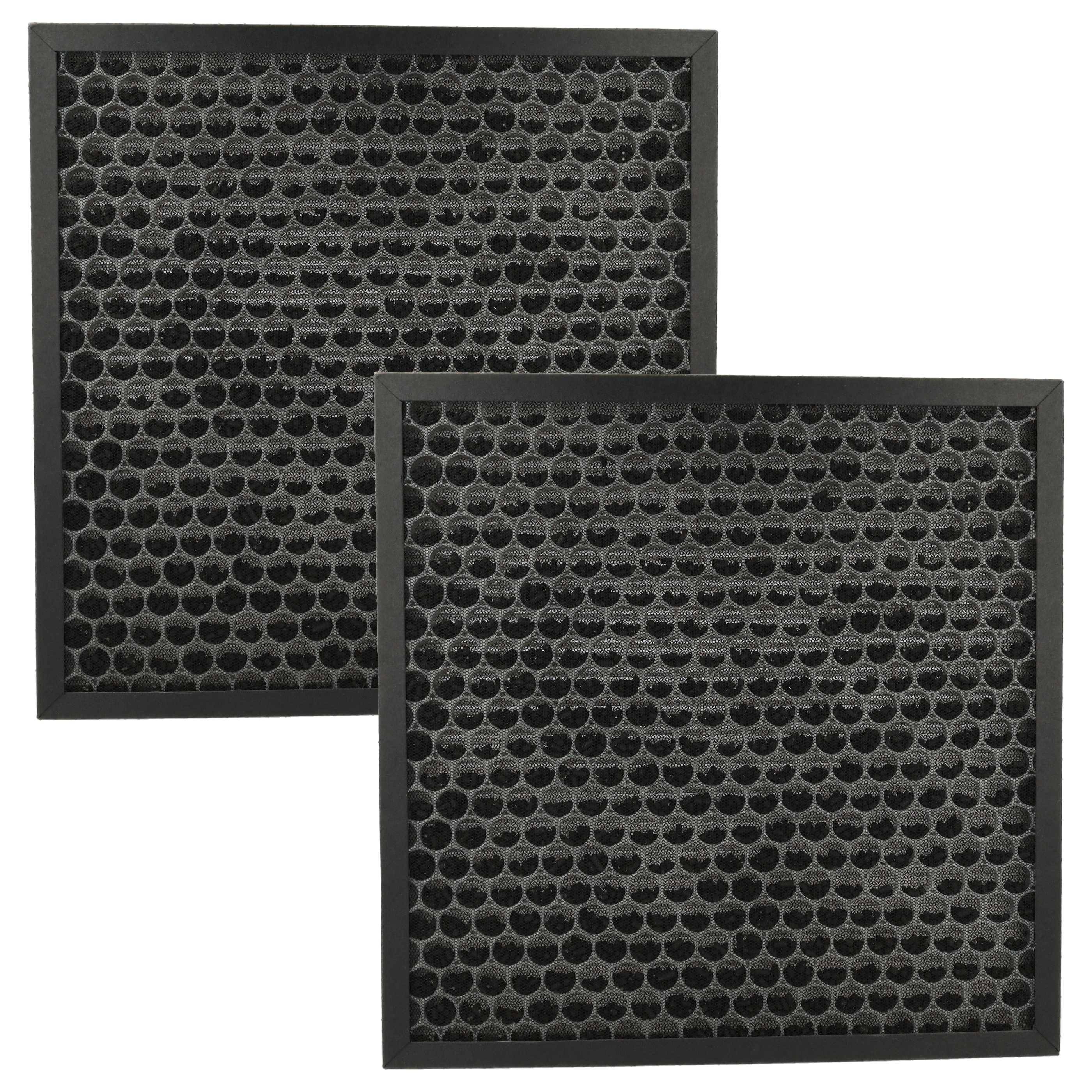 vhbw 2x Luftilter kompatibel mit DeLonghi AC 150, AC 100 Luftreiniger - Kombifilter HEPA + Aktivkohle