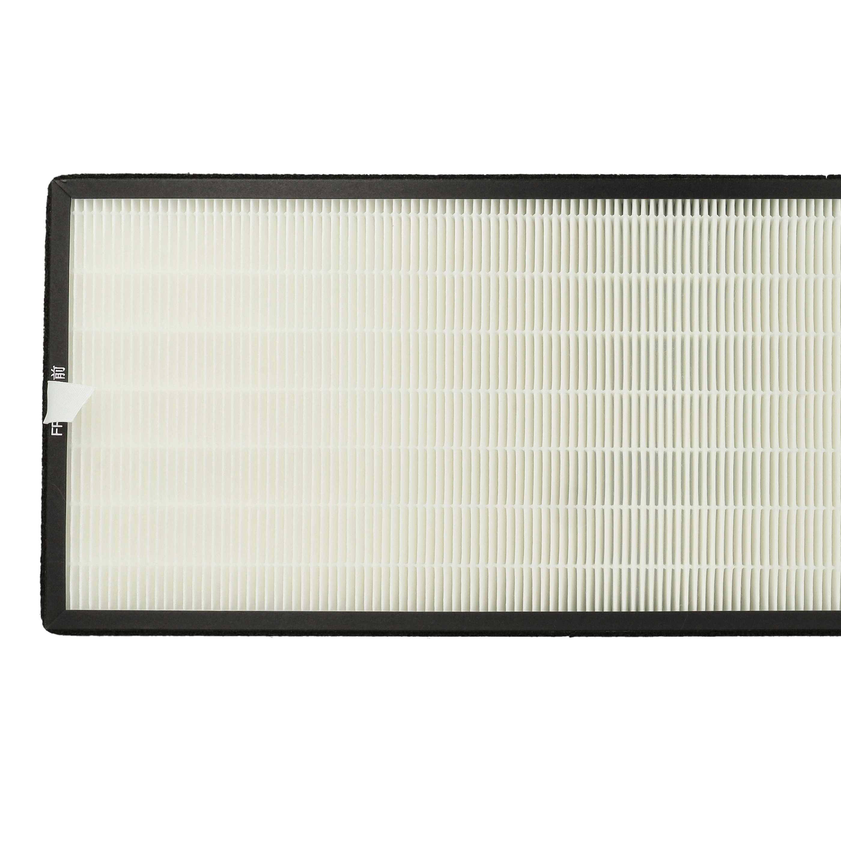 vhbw 2-teiliges Filter-Set kompatibel mit Rowenta Intense Pure Air XL PU6010, PU6020, PU6015 Luftreiniger - HEPA-Filter, Aktivkohlefilter
