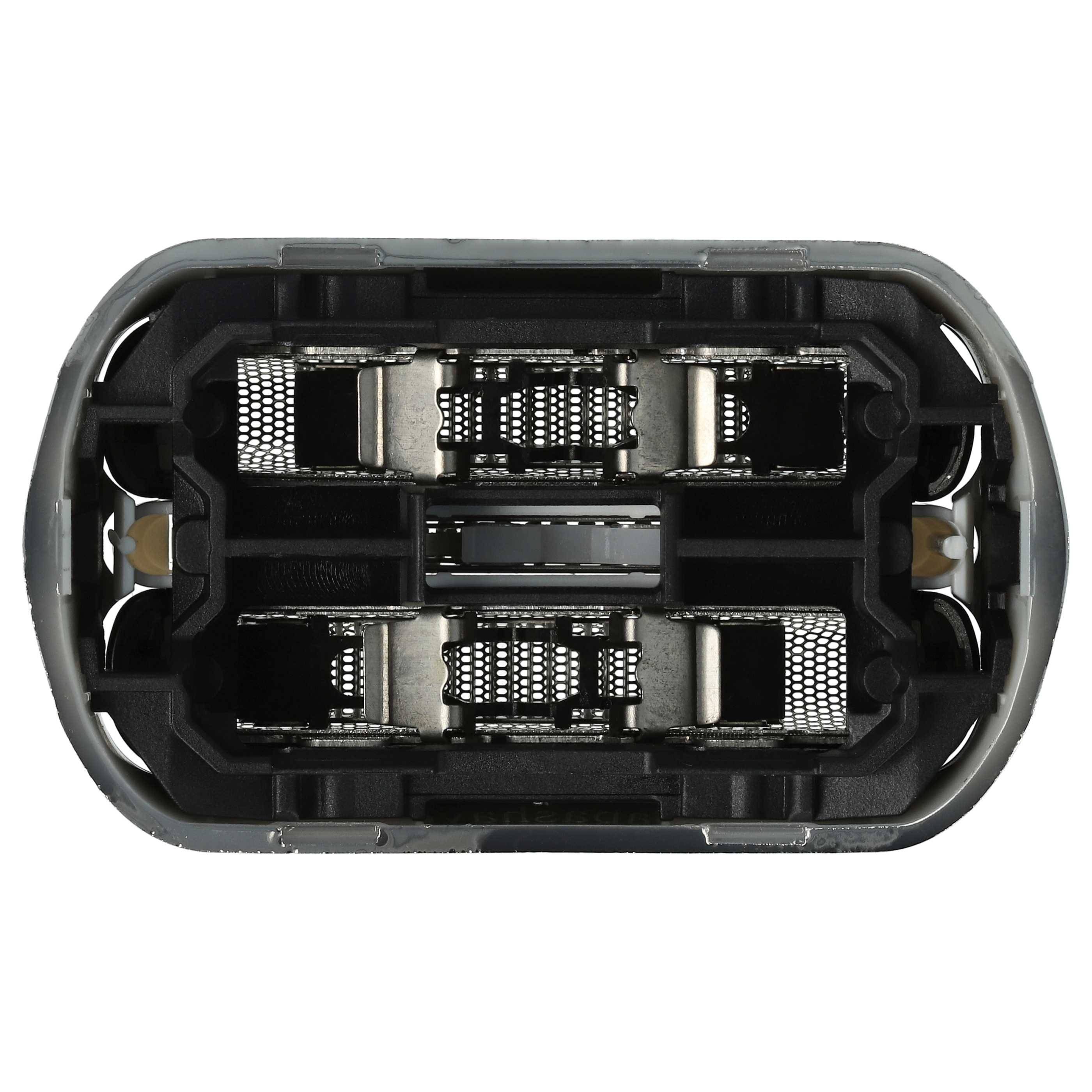 vhbw 3x Ersatz-Scherköpfe kompatibel mit Braun alte Generation 370cc, 395cc, 390cc, 370, 380 Elektrorasierer, Silber