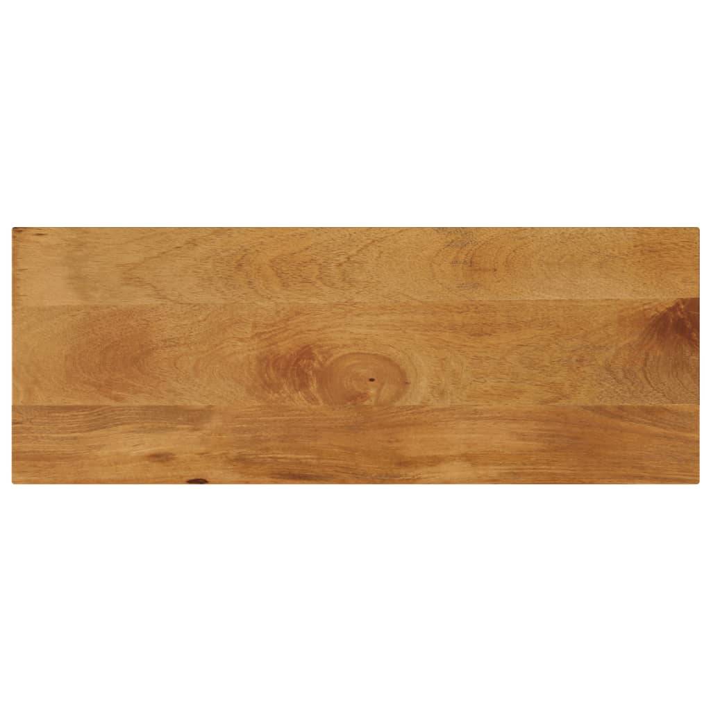 vidaXL Tischplatte 90x30x2,5 cm Rechteckig Massivholz Mango
