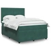 vidaXL Boxspringbett mit Matratze Dunkelgrün 160x200 cm Samt vidaXL Boxspringbett mit Matratze Dunkelgrün 160x200 cm Samt
