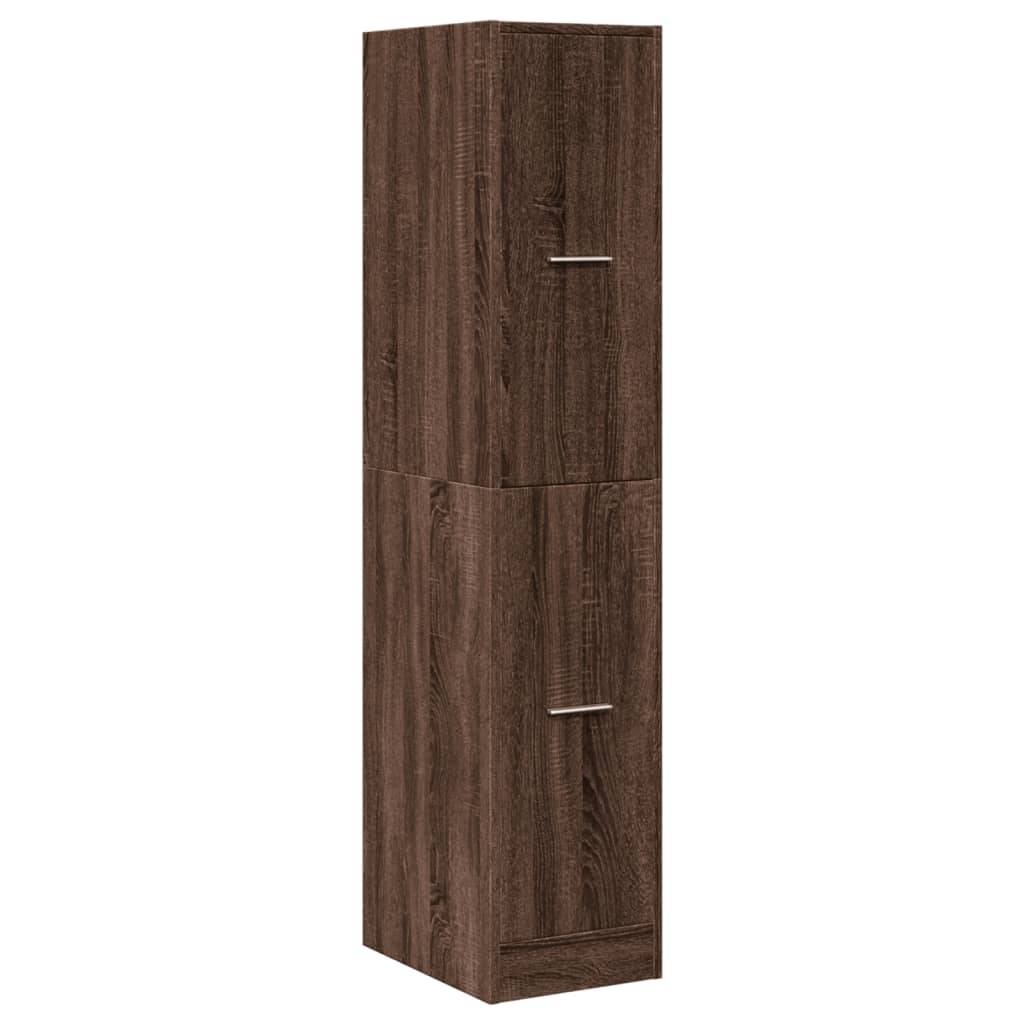 vidaXL Apothekerschrank Eichen-Optik 30x41x144,5 cm Holzwerkstoff