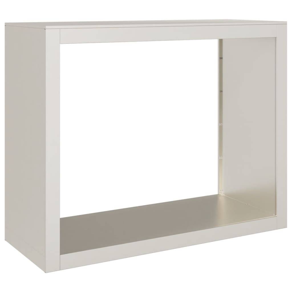 vidaXL Brennholzregal 100x40x80 cm Wetterfester Stahl