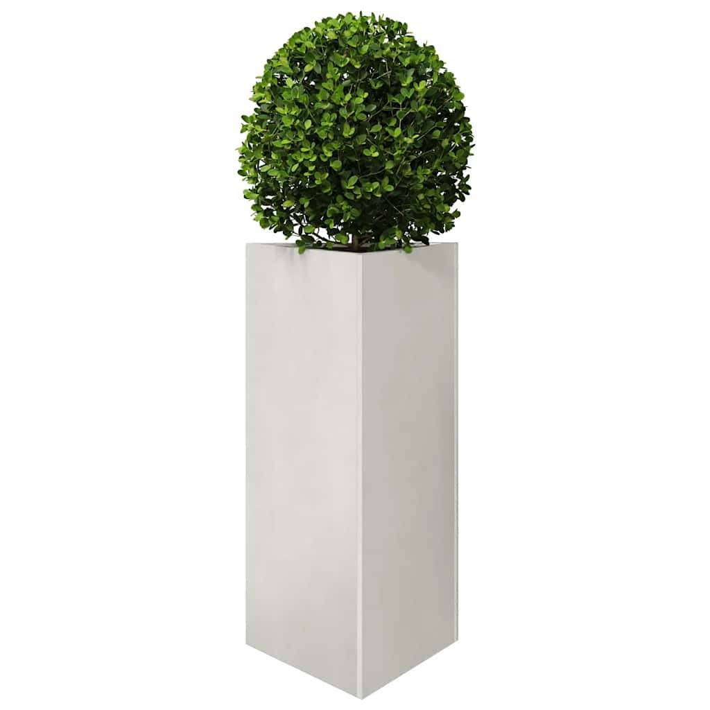 vidaXL Pflanzkübel 2 Stk. Dreieckig 40x40x75 cm Edelstahl