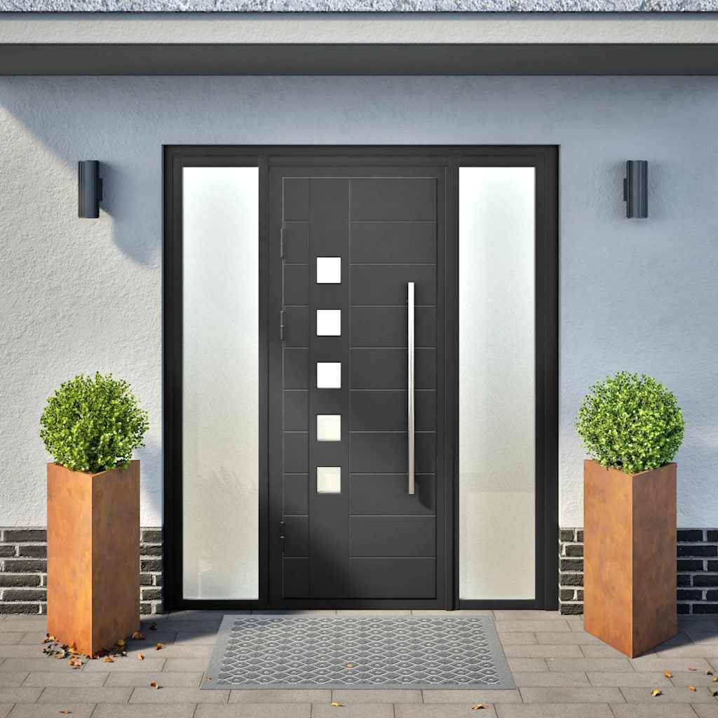 vidaXL Pflanzkübel 2 Stk. Dreieckig 40x40x75 cm Wetterfester Stahl