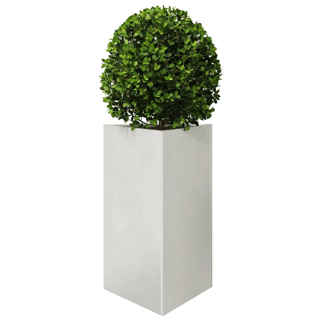 vidaXL Pflanzkübel Dreieckig 50x43x75 cm Edelstahl