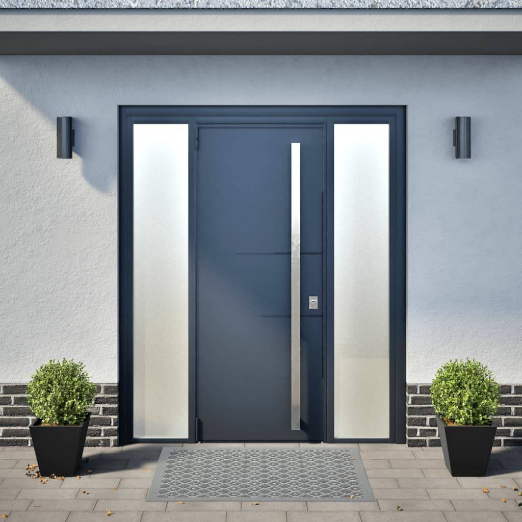 vidaXL Pflanzkübel 2 Stk. Schwarz 30x30x30 Stahl