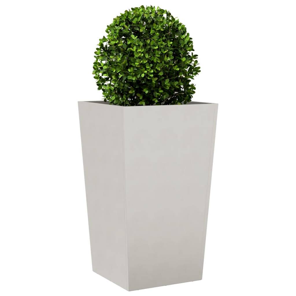 vidaXL Pflanzkübel 45x45x75 cm Edelstahl