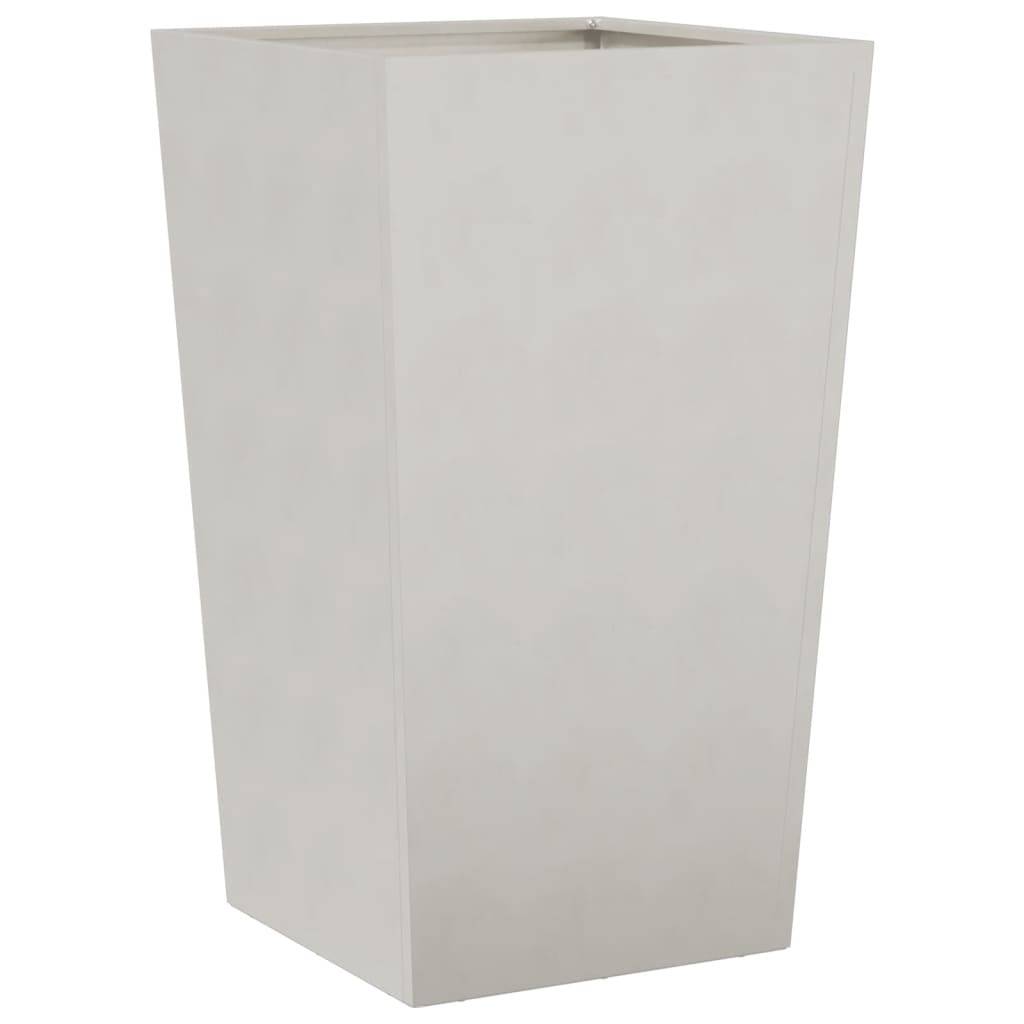 vidaXL Pflanzkübel 45x45x75 cm Edelstahl