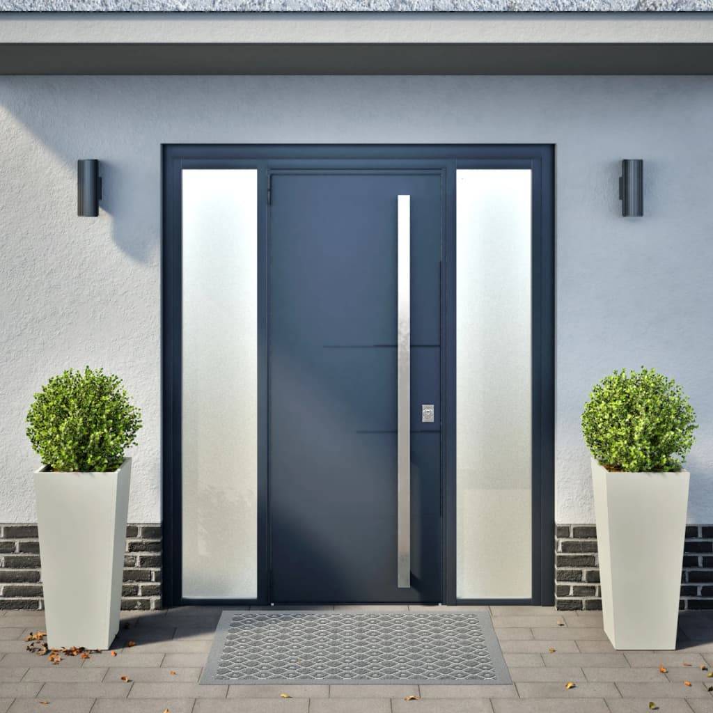 vidaXL Pflanzkübel 2 Stk. Weiß 35x35x75 cm Stahl