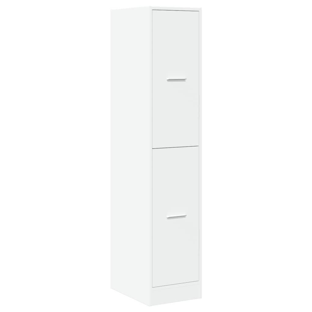 vidaXL Apothekerschrank Weiß 30x41x144,5 cm Holzwerkstoff