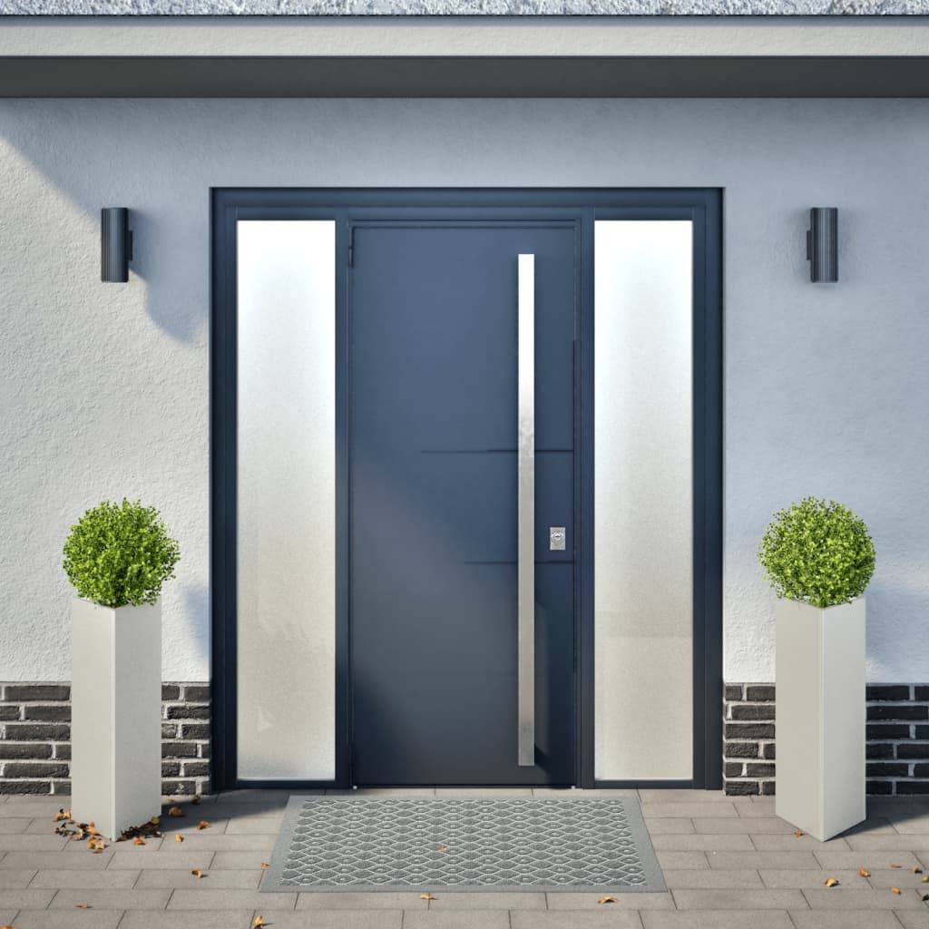 vidaXL Pflanzkübel 2 Stk. Dreieckig 30x26x75 cm Edelstahl