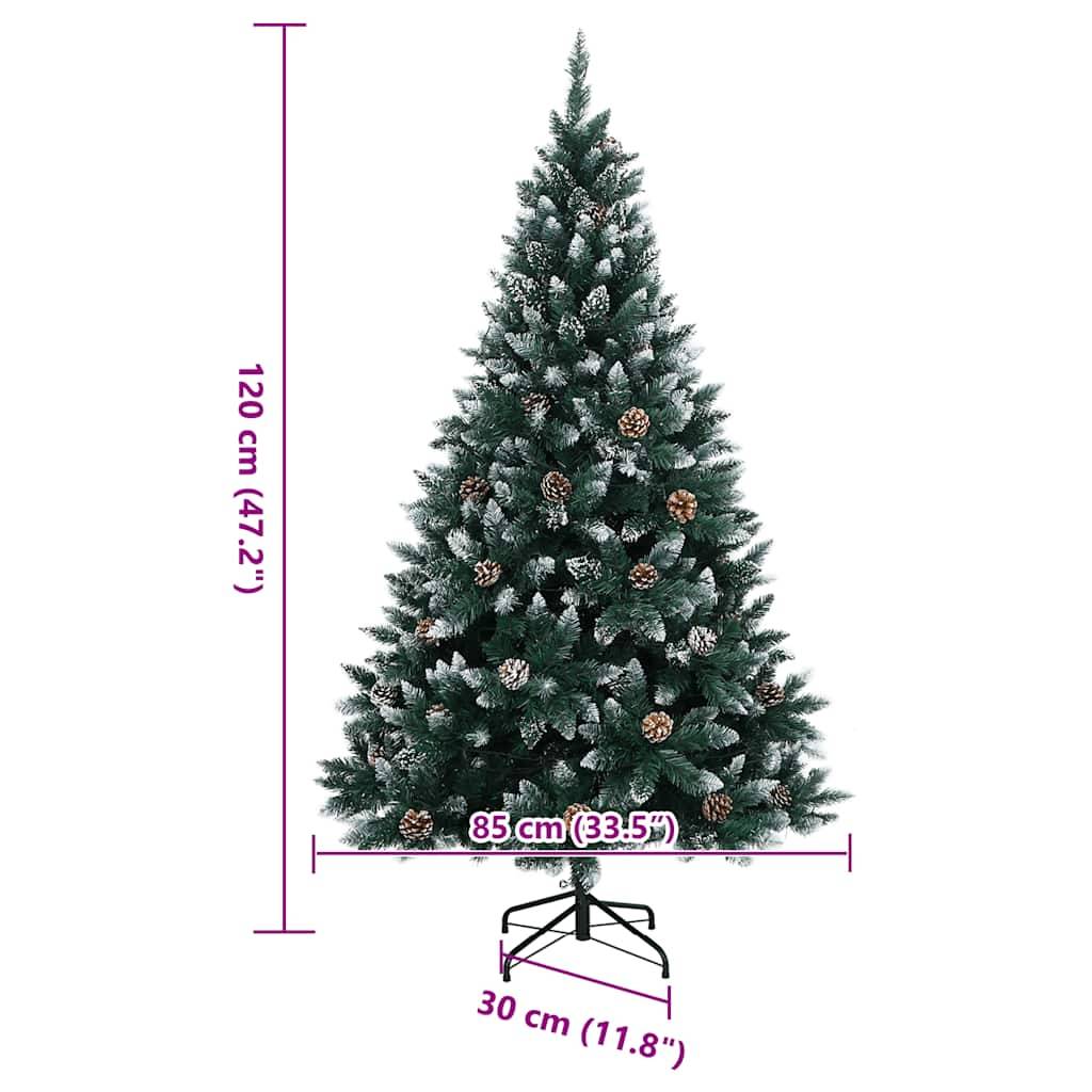 vidaXL Künstlicher Weihnachtsbaum 150 LEDs 120 cm