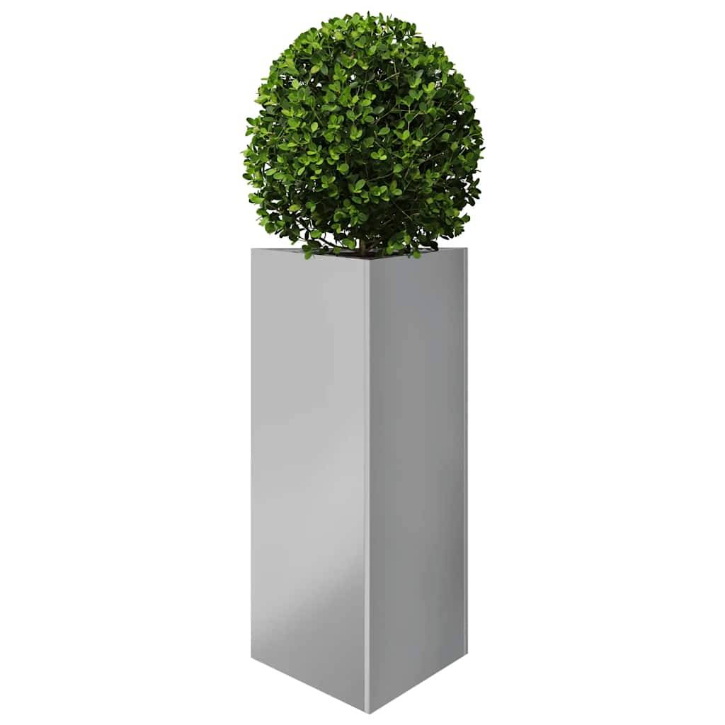 vidaXL Pflanzkübel Dreieckig 40x40x75 cm Verzinkter Stahl