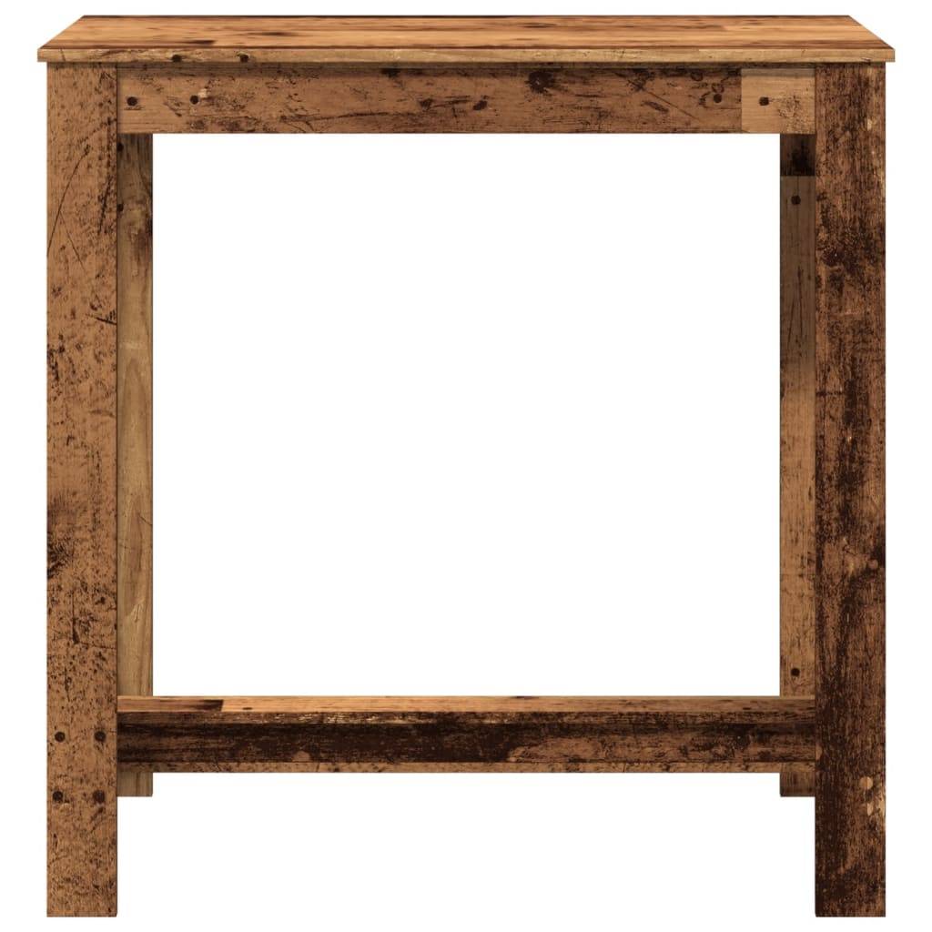 vidaXL Bartisch Altholz-Optik 102x50x103,5 cm Holzwerkstoff