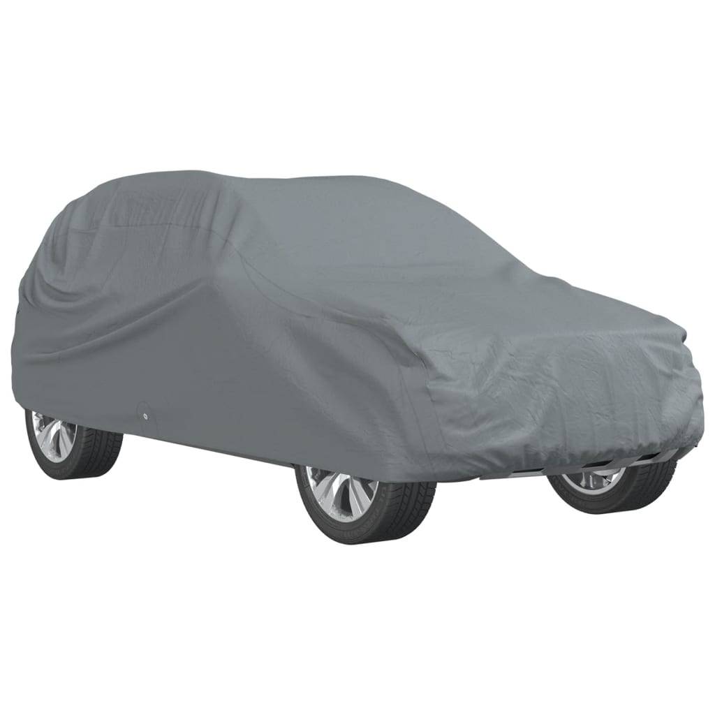 vidaXL Autoabdeckung für SUV Voll Grau L Vliesstoff