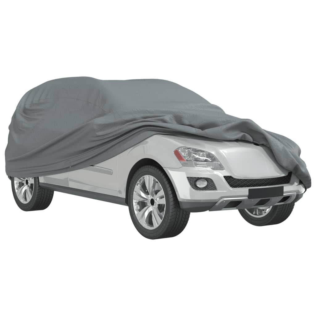 vidaXL Autoabdeckung für SUV Voll Grau L Vliesstoff