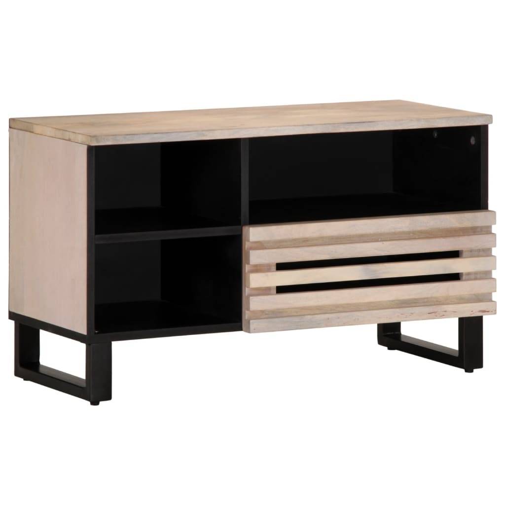 vidaXL TV-Schrank 80x34x46 cm Massivholz Mango