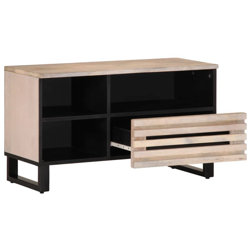 vidaXL TV-Schrank 80x34x46 cm Massivholz Mango