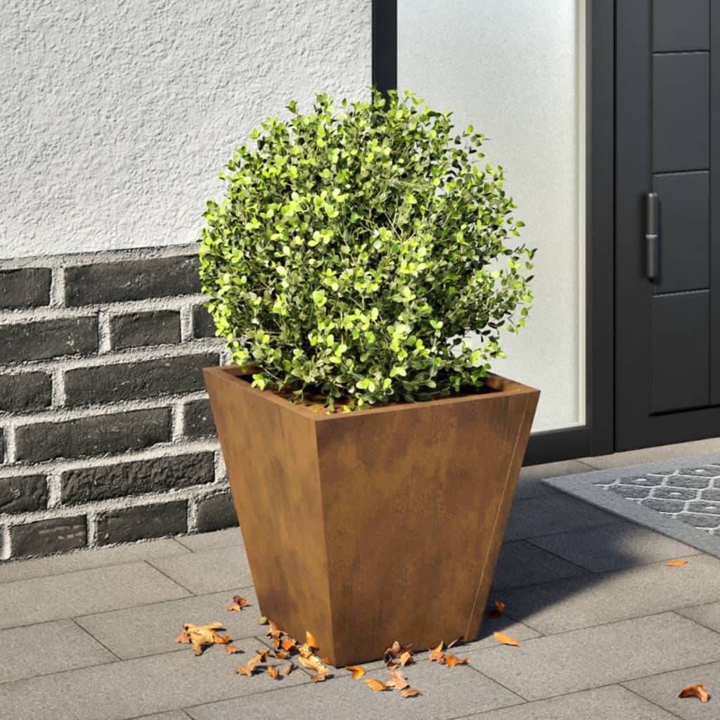 vidaXL Pflanzkübel 30x30x30 cm Wetterfester Stahl