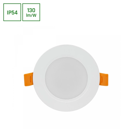 Spectrum LED Panel DURE 3 Einbauleuchte 5W rund 650lm Badezimmerleuchte IP54 Warmweiß 3000K Spectrum LED Panel DURE 3 Einbauleuchte 5W rund 650lm Badezimmerleuchte IP54 Warmweiß 3000K