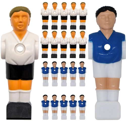22 Tischkicker Figuren 16mm - Deutschland vs. Frankreich - Tischfussball Spieler 22 Tischkicker Figuren 16mm - Deutschland vs. Frankreich - Tischfussball Spieler