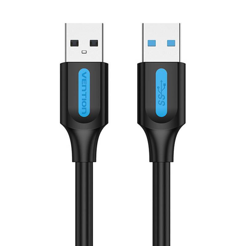 USB 3.0 Kabel Vention CONBH 2A 2m Schwarz PVC