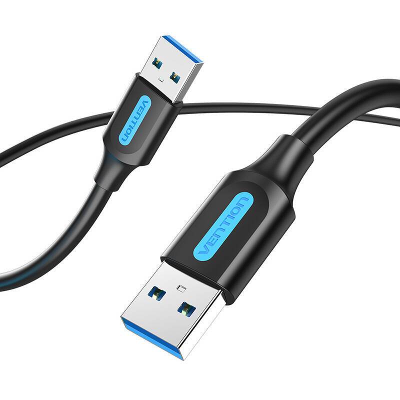 USB 3.0 Kabel Vention CONBH 2A 2m Schwarz PVC