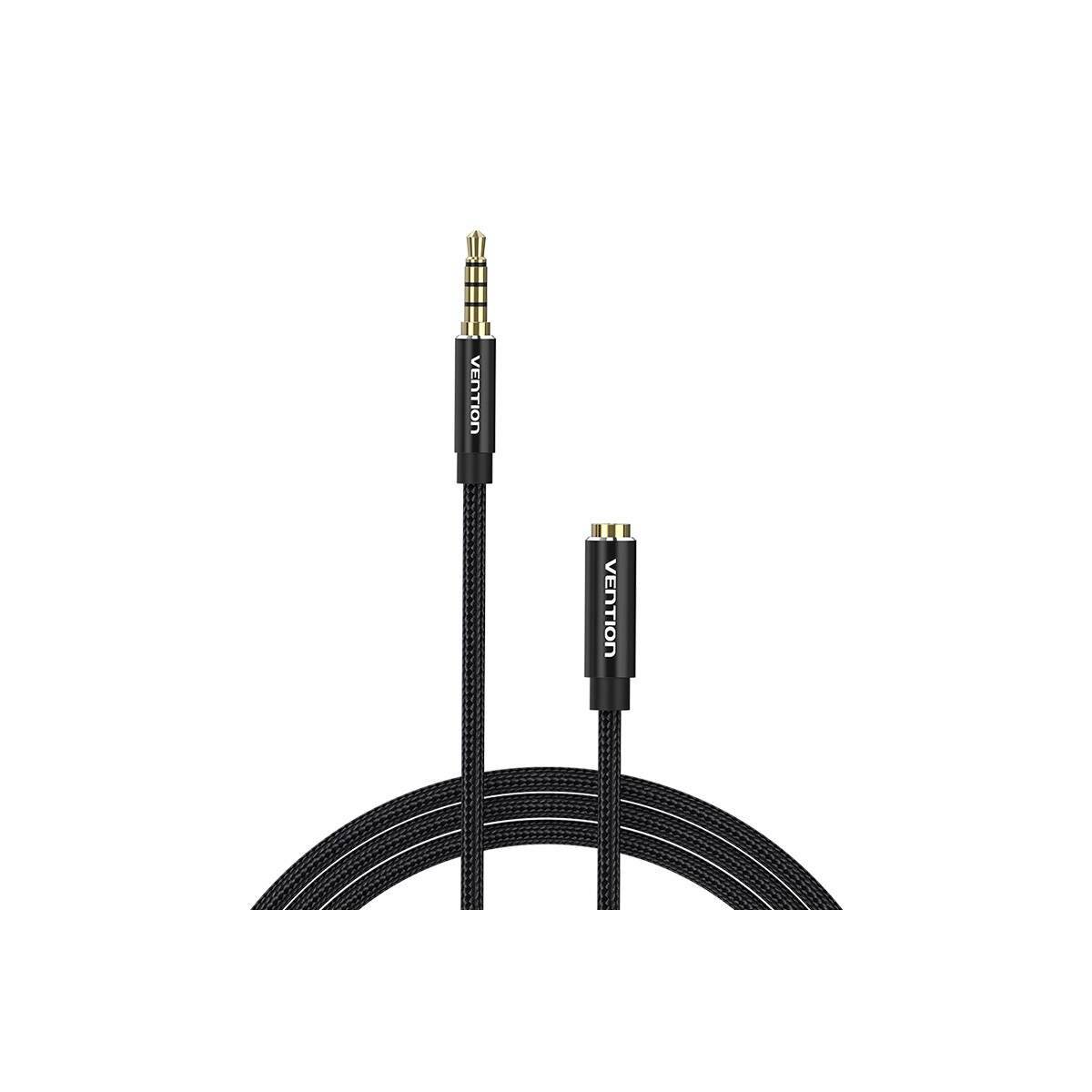 Audio Kabel TRRS 3,5 mm Stecker auf 3,5 mm Buchse 1,5 Meter