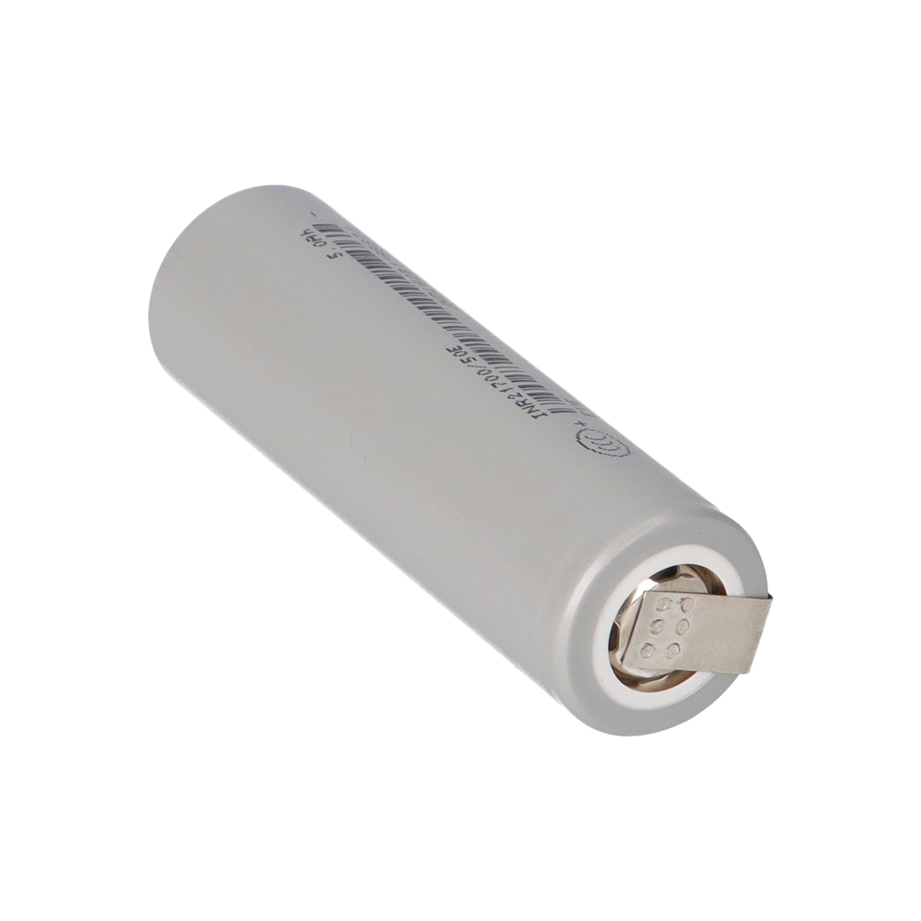 EVE Li-ion Akku INR21700-50E 3,6V 5000mAh - 15A U-Lötfahne