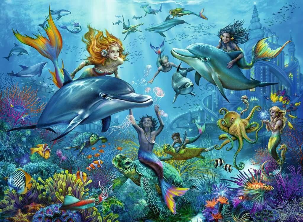 RAVENSBURGER Unterwasser-Abenteuer-Puzzle XXL 100 Teile