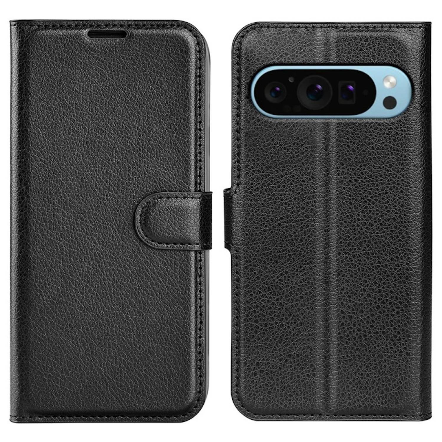 Für Google Pixel 9 / 9 Pro Kunst-Leder Book Wallet Schutz Tasche Hülle