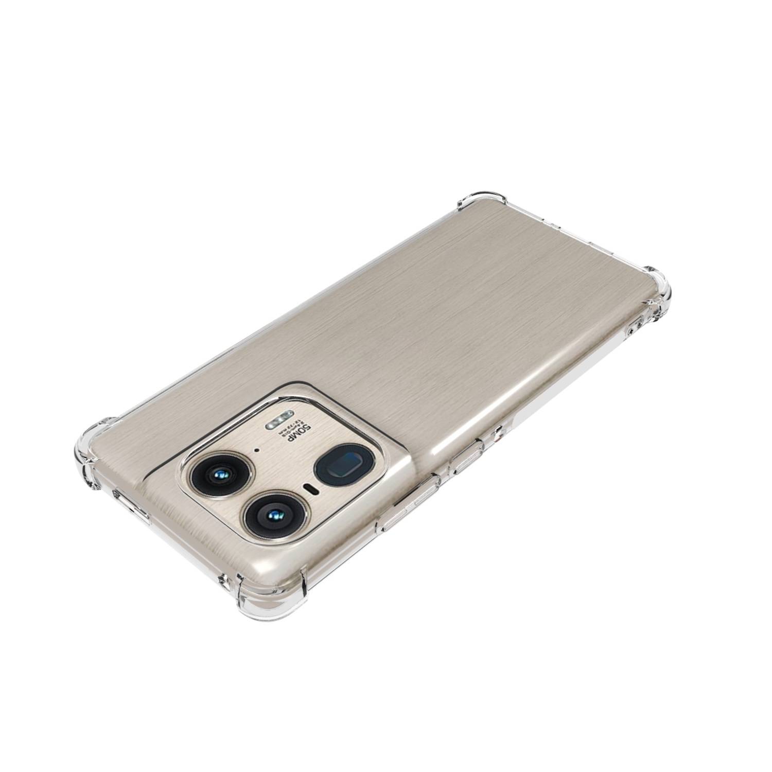 Für Motorola Edge 50 Ultra Schock TPU Schutz Hülle Case Transparent