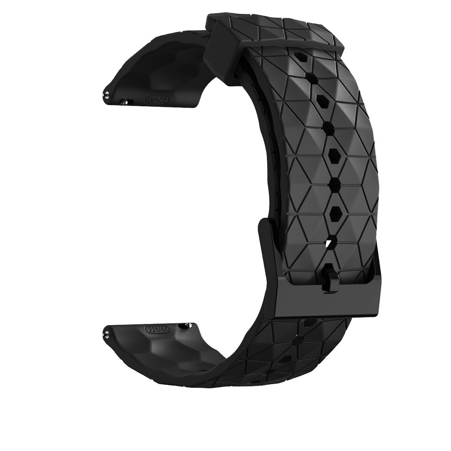 Für Samsung Galaxy Watch 7 44 / 40mm / FE Silikon Arm Band Schwarz