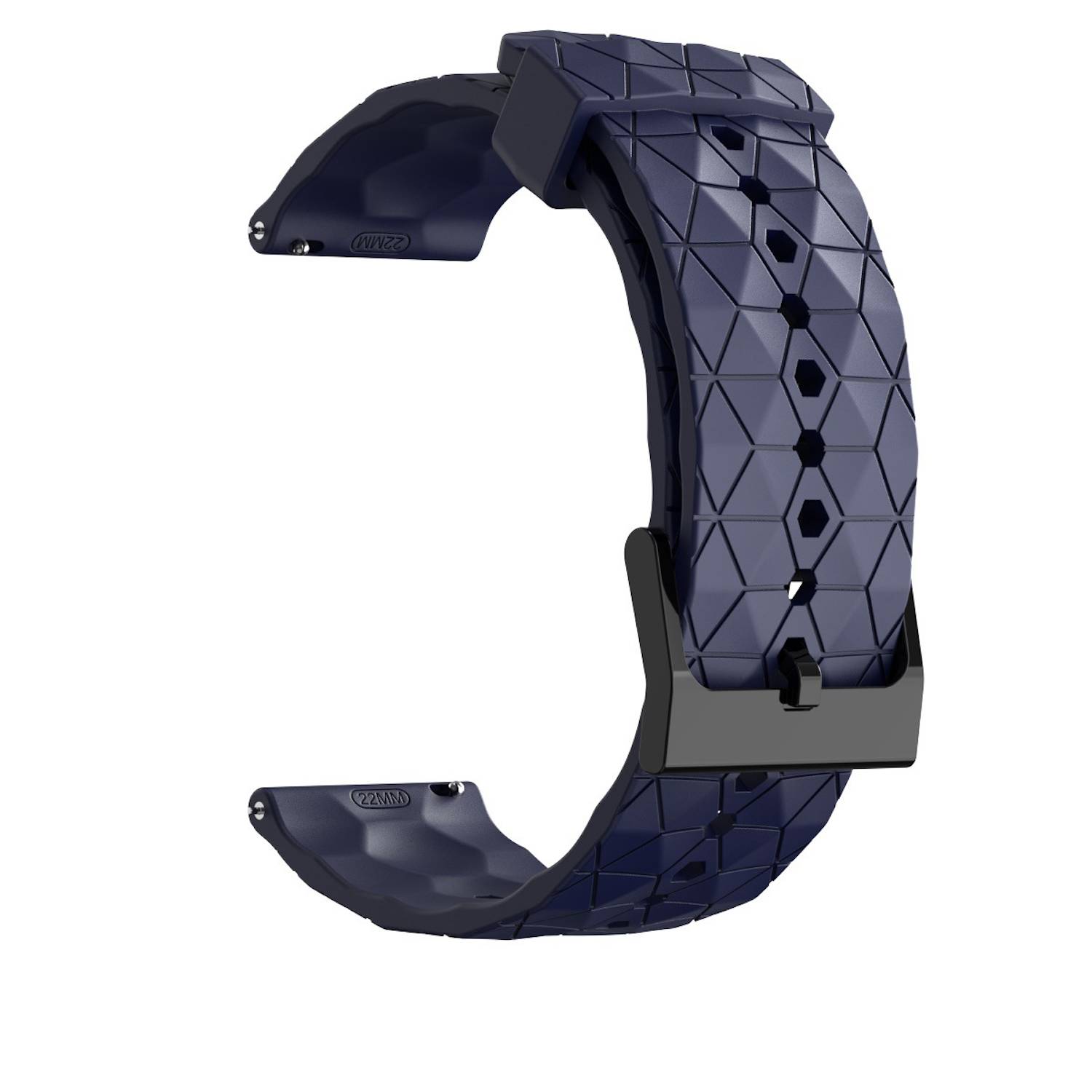 Für Samsung Galaxy Watch 7 44 40mm / FE Silikon Design Armband D- Blau