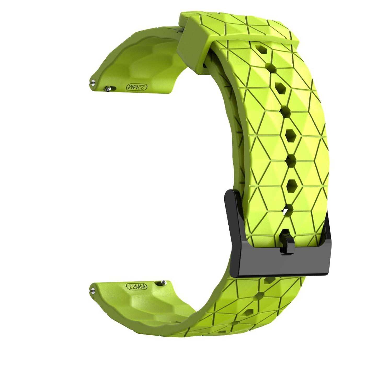 Für Samsung Galaxy Watch 7 44 40mm / FE Silikon Design Armband H- Grün